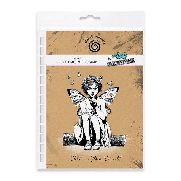 Secret Pre Cut Rubber Stamp Set by Andy Skinner