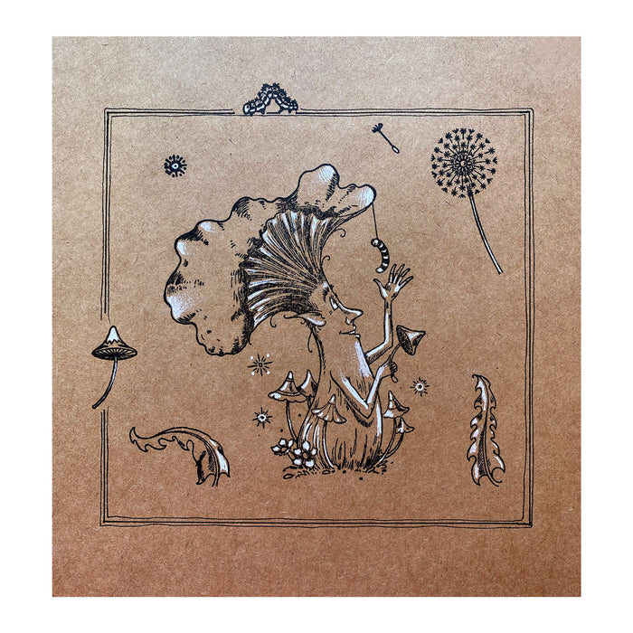 Pink Ink Designs - Oyster Frills Fungi, A6 Clear Stamp Set