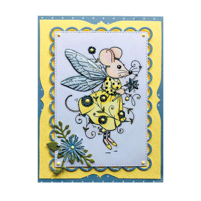 Pink Ink Designs - Fairy Mouse, A6 Clear Stamp Set
