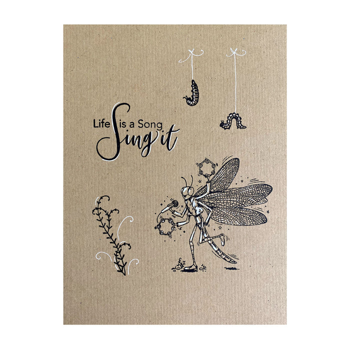 Pink Ink Designs - The Singer, A6 Clear Stamp Set