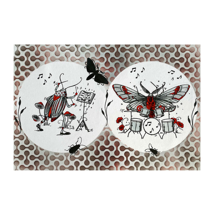 Pink Ink Designs - The Conductor, A6 Clear Stamp Set