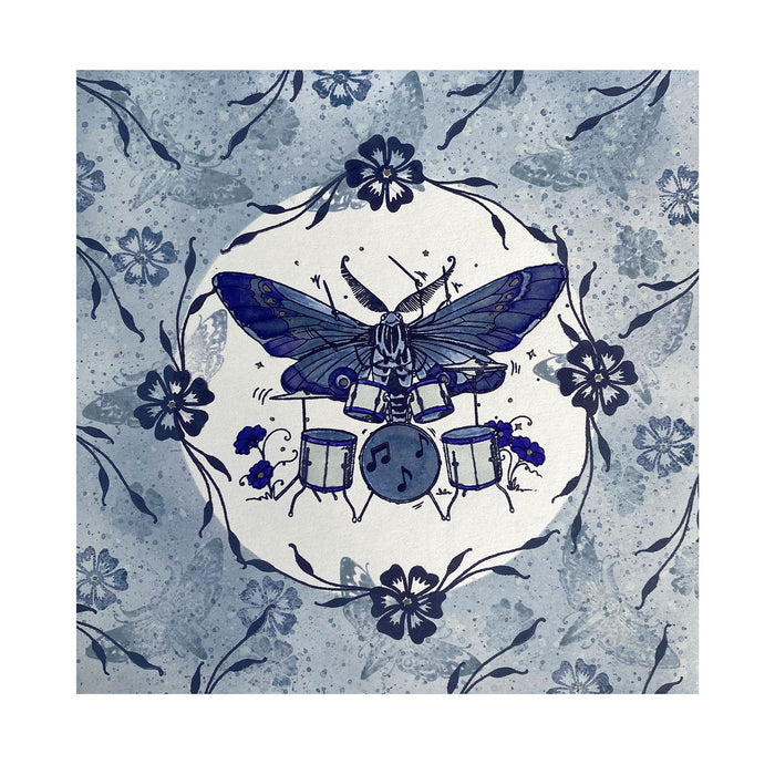 Pink Ink Designs - The Drummer, A6 Clear Stamp Set