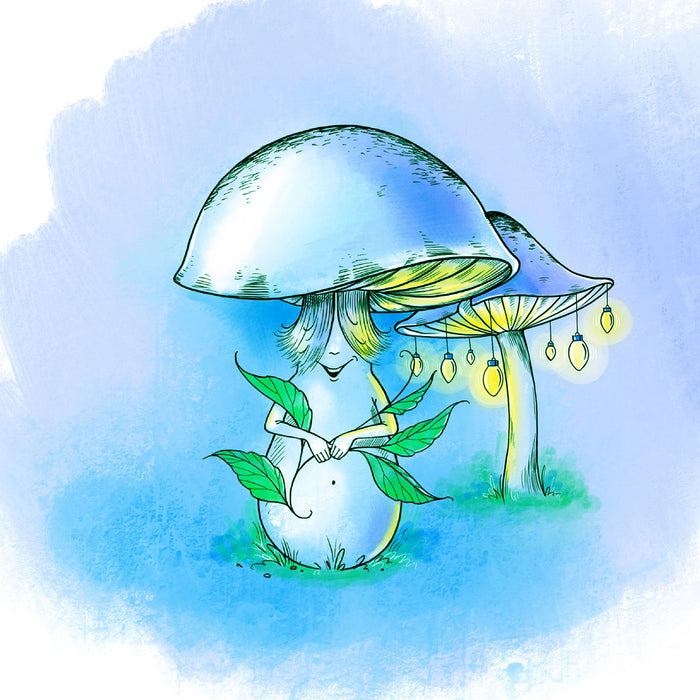 Pink Ink Designs - Toadally Amazing fungi, A6 Clear Stamp Set