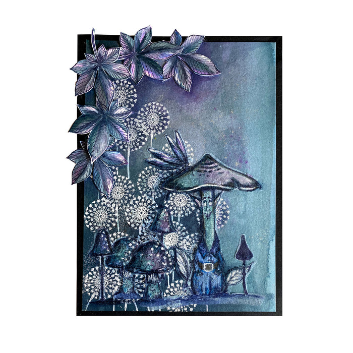 Pink Ink Designs - Shiitake Happens fungi, A6 Clear Stamp Set