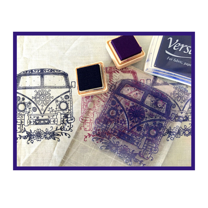 Pink Ink Designs - Camper Van, A6 Clear Stamp Set