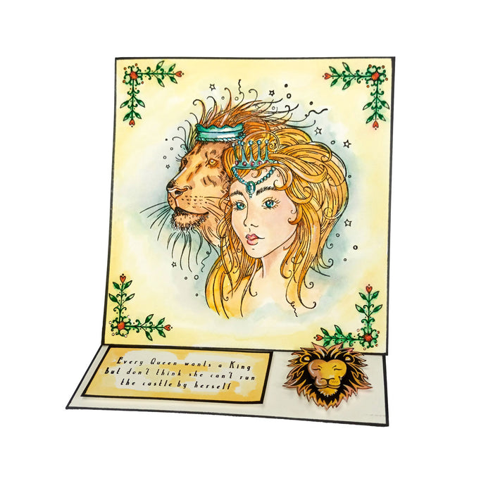 Pink Ink Designs - Leo, A5 Clear Stamp Set