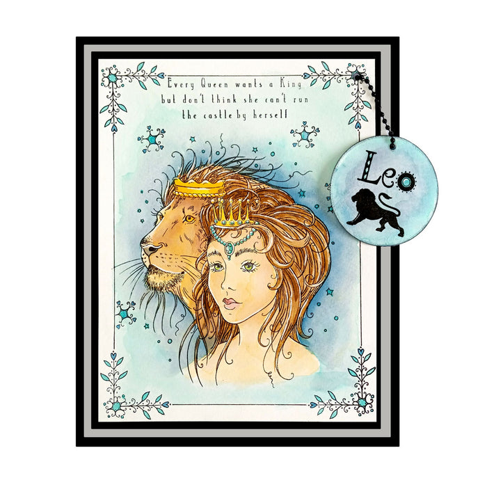Pink Ink Designs - Leo, A5 Clear Stamp Set