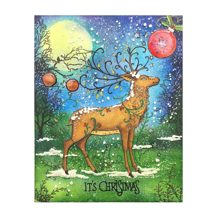 Pink Ink Designs - Stag Deer, A5 Clear Stamp Set