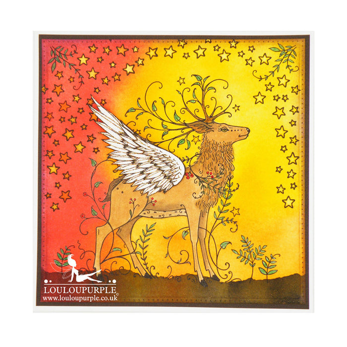 Pink Ink Designs - Stag Deer, A5 Clear Stamp Set