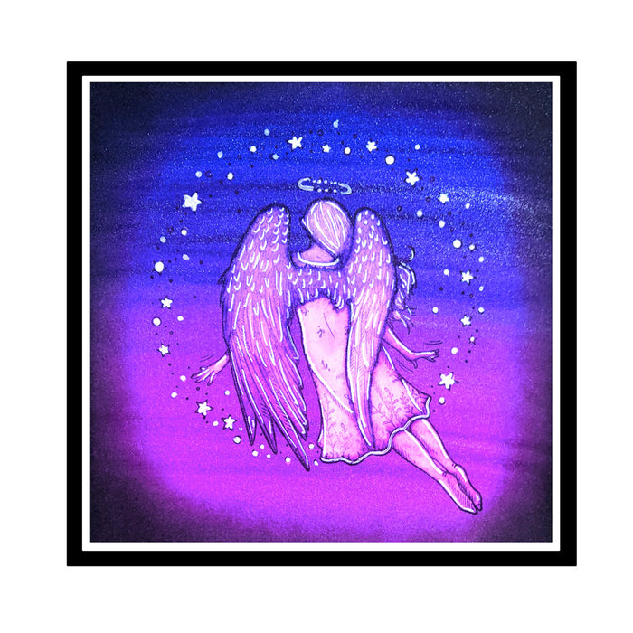 Pink Ink Designs - Angelus, A5 Clear Stamp Set