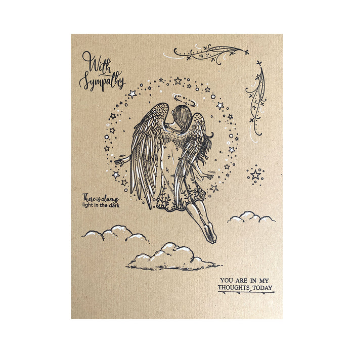 Pink Ink Designs - Angelus, A5 Clear Stamp Set