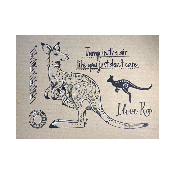 Pink Ink Designs - I Love Roo, A5 Clear Stamp Set