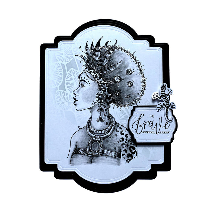Pink Ink Designs - African Queen, A5 Clear Stamp Set