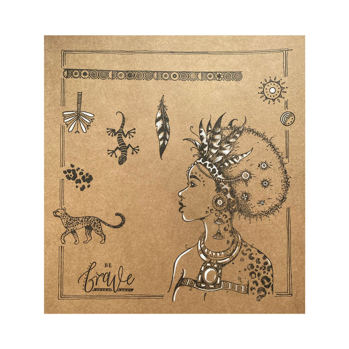 Pink Ink Designs - African Queen, A5 Clear Stamp Set