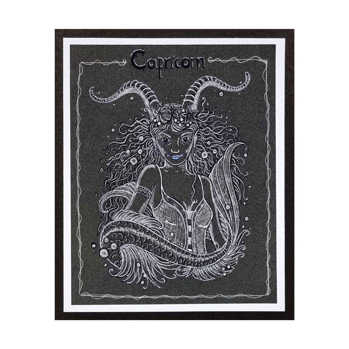 Pink Ink Designs - Capricorn, A5 Clear Stamp Set