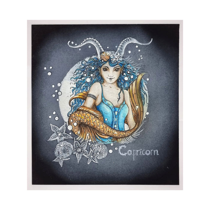 Pink Ink Designs - Capricorn, A5 Clear Stamp Set