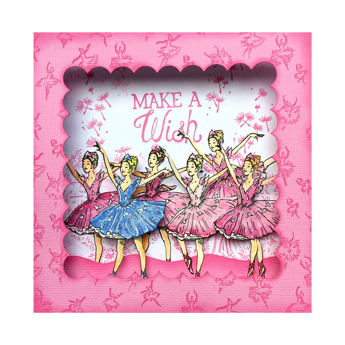 Pink Ink Designs - Dandelion Ballet, A5 Clear Stamp Set