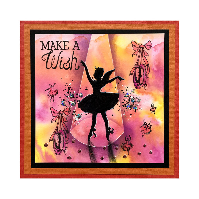 Pink Ink Designs - Dandelion Ballet, A5 Clear Stamp Set