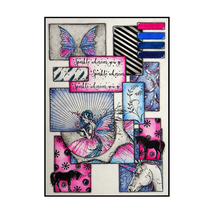 Pink Ink Designs - Lena - Fairy, A5 Clear Stamp Set