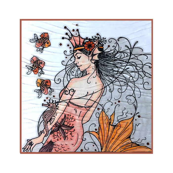 Pink Ink Designs - Mermaid, A5 Clear Stamp Set