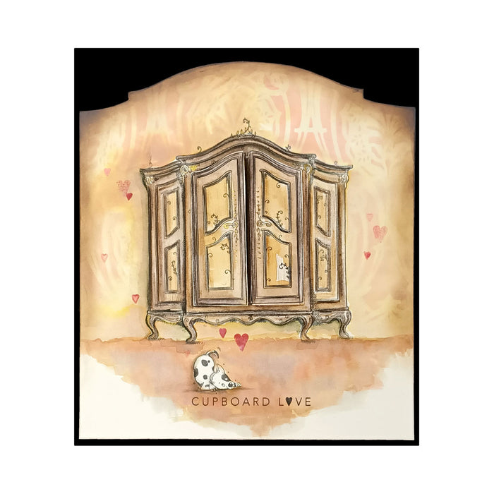 Pink Ink Designs - Old Mother Cupboard, A5 Clear Stamp Set