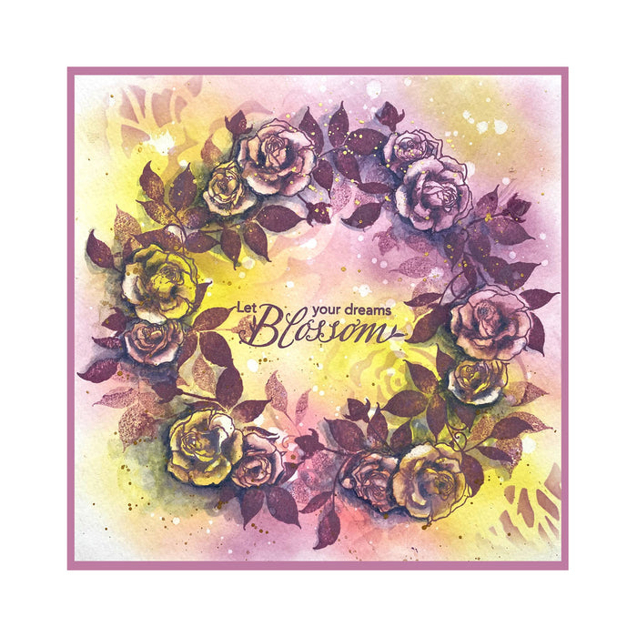Pink Ink Designs - Rambling Rose, A5 Clear Stamp Set
