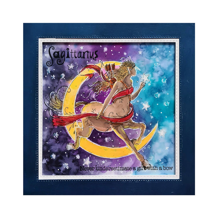 Pink Ink Designs - Sagittarius, A5 Clear Stamp Set