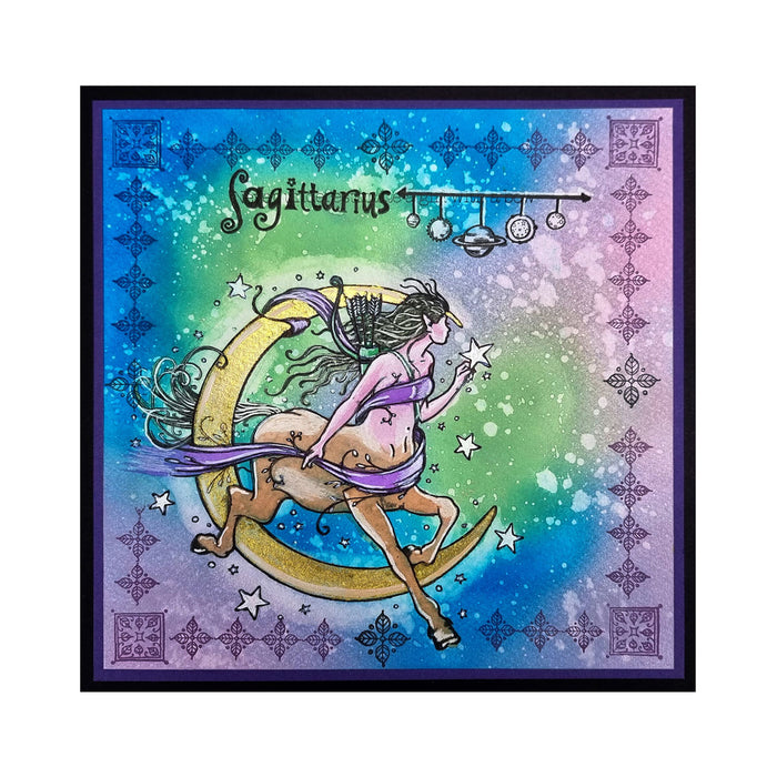 Pink Ink Designs - Sagittarius, A5 Clear Stamp Set