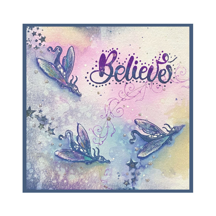Pink Ink Designs - Twinkletoes Fairy, A5 Clear Stamp Set