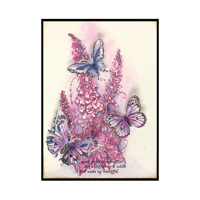 Pink Ink Designs - Winging It, A5 Clear Stamp Set