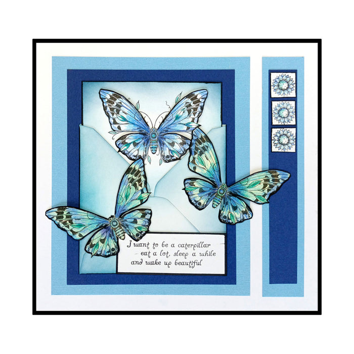 Pink Ink Designs - Winging It, A5 Clear Stamp Set