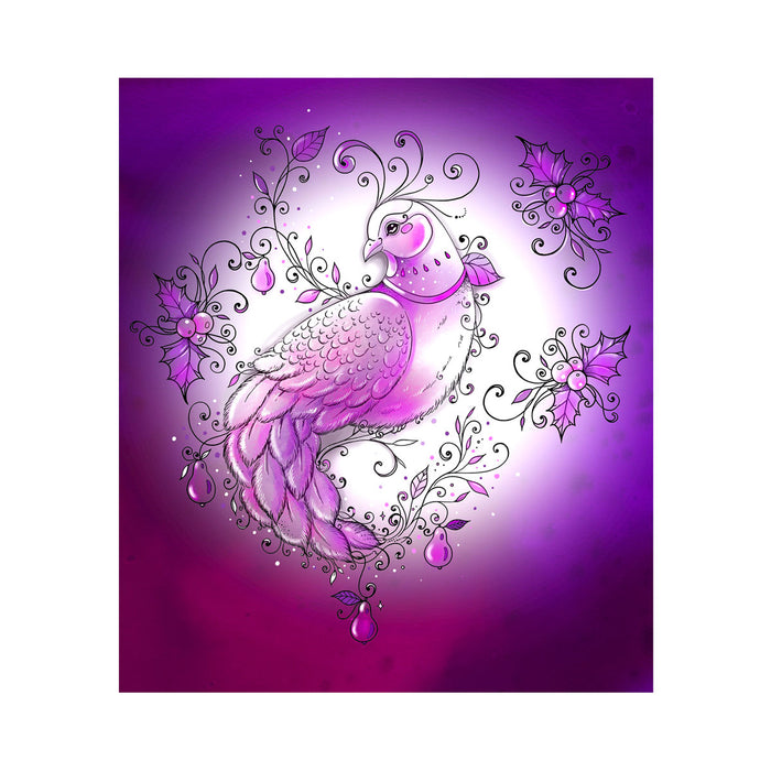 Pink Ink Designs - In A Pear Tree - Partridge, A5 Clear Stamp Set