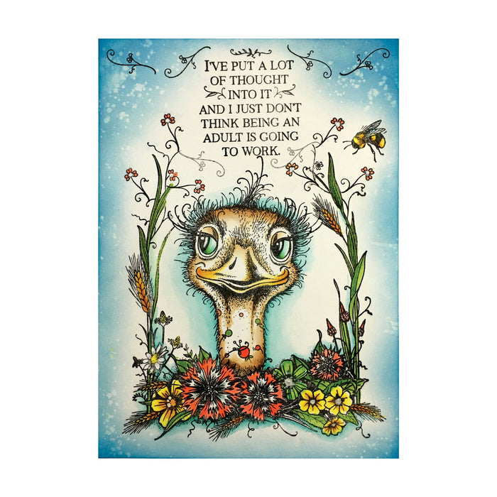 Pink Ink Designs - Frames - Country Meadow, A5 Clear Stamp Set