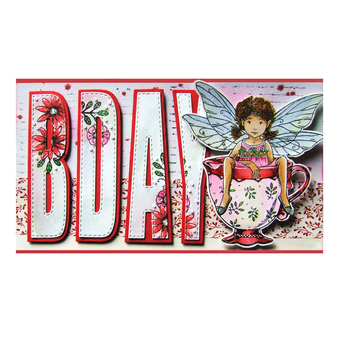Pink Ink Designs - Storm in a Teacup Fairy, A6 Clear Stamp Set