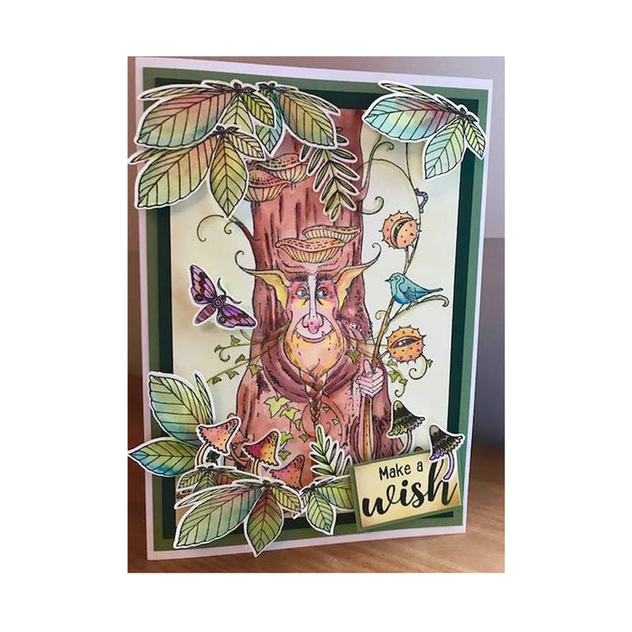 Pink Ink Designs - Tree Goblin Woodbeard, A5 Clear Stamp Set