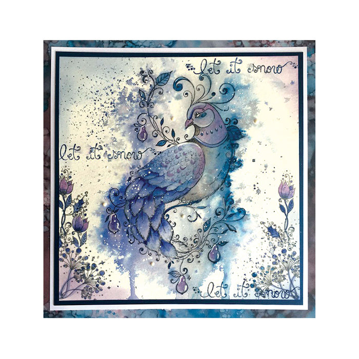 Pink Ink Designs - In A Pear Tree - Partridge, A5 Clear Stamp Set