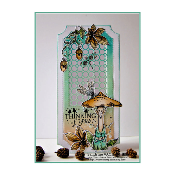Pink Ink Designs - Shiitake Happens fungi, A6 Clear Stamp Set