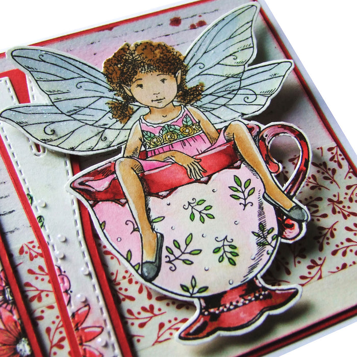 Pink Ink Designs - Storm in a Teacup Fairy, A6 Clear Stamp Set