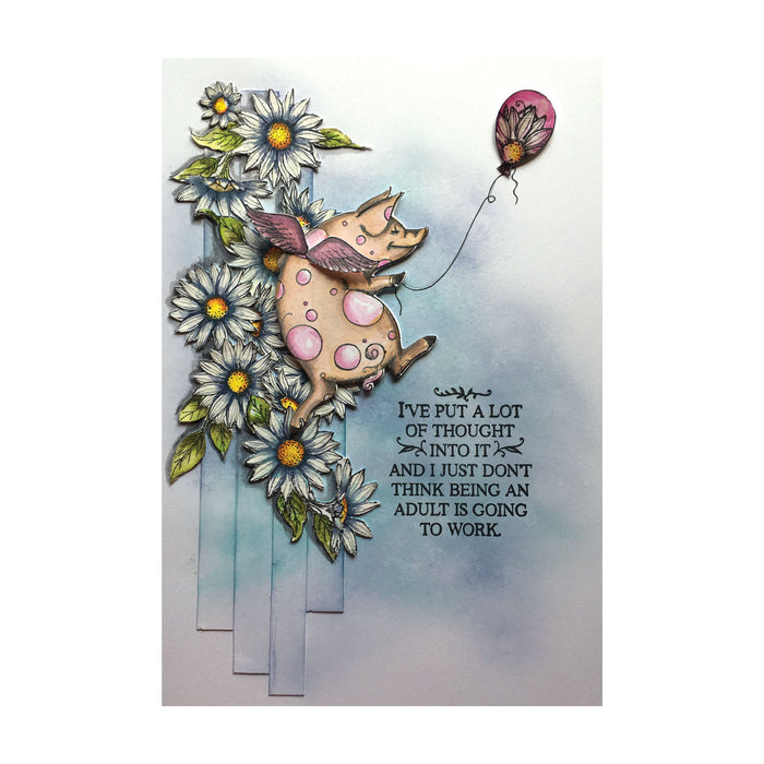 Pink Ink Designs - Frames - Country Meadow, A5 Clear Stamp Set