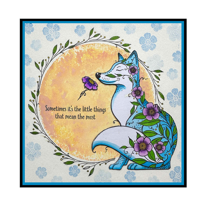 Pink Ink Designs - Bright Eyed and Bushy Tailed Fox, DL Stamp Set