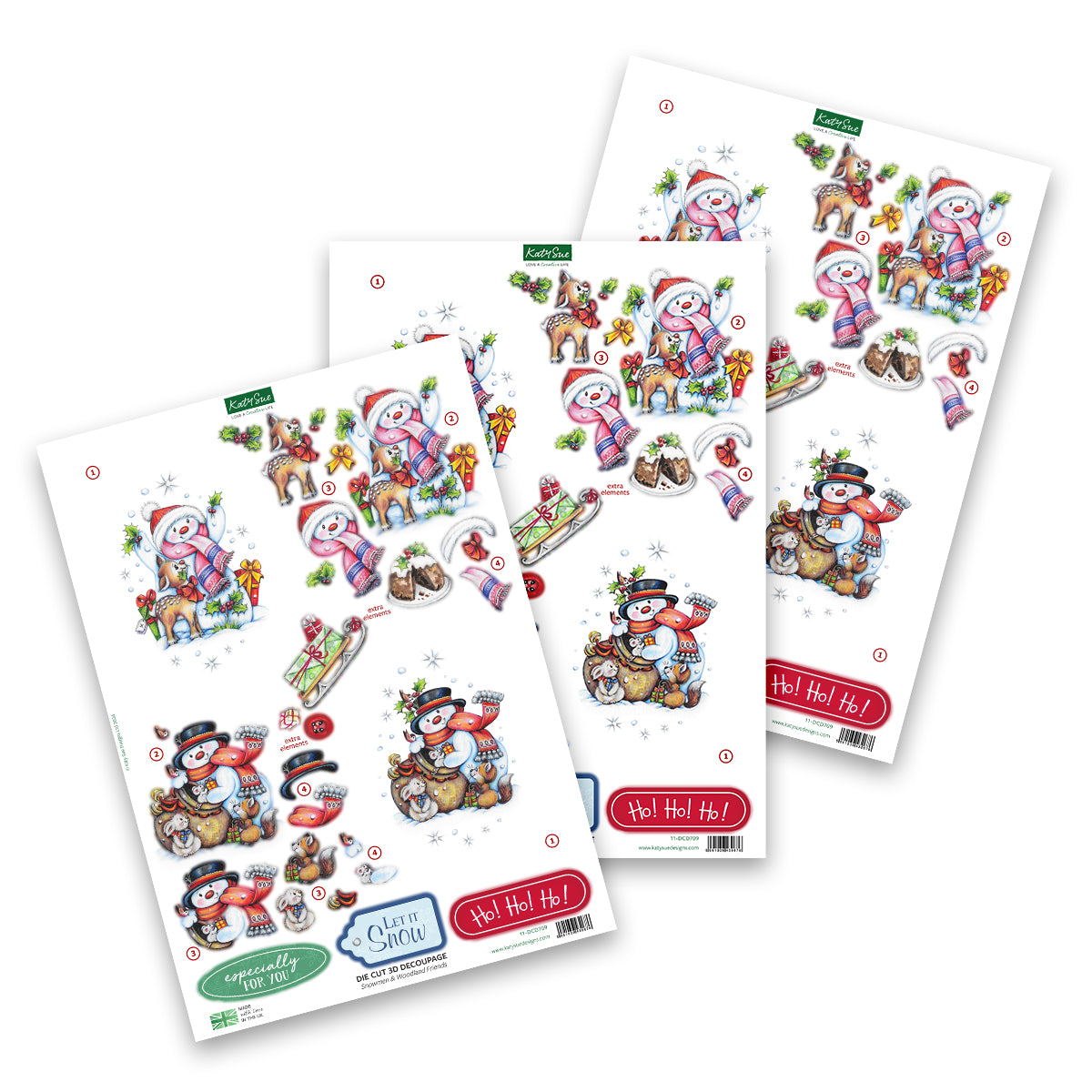 Gestanztes Decoupage – Ostertiere und Frühlingsblumen (12er-Pack)