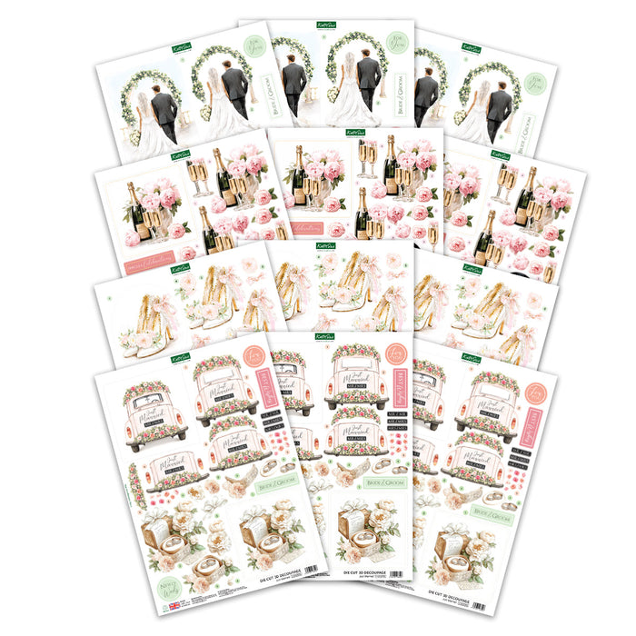Die Cut Decoupage – Forever & Always (pack of 12)