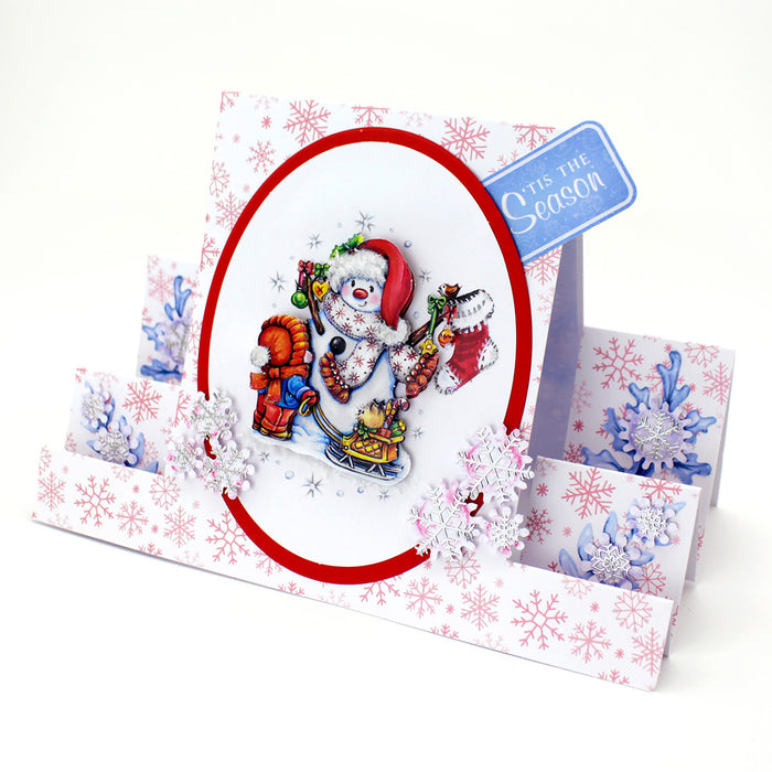 Die Cut Decoupage – Snowmen Scenes (pack of 12)