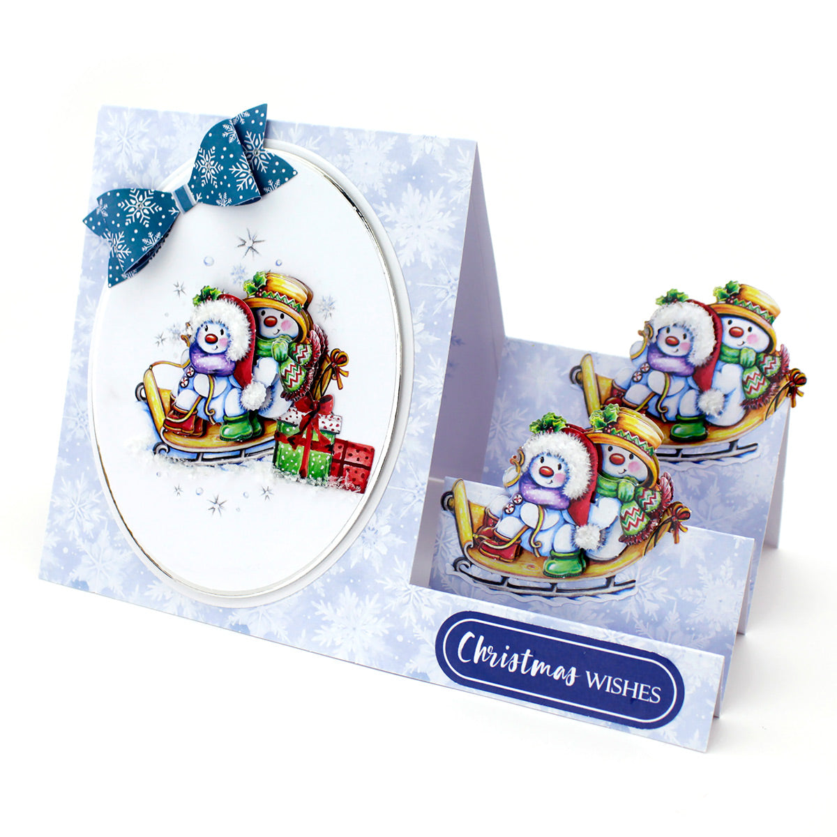 Die Cut Decoupage – Snowmen Scenes (pack of 12)