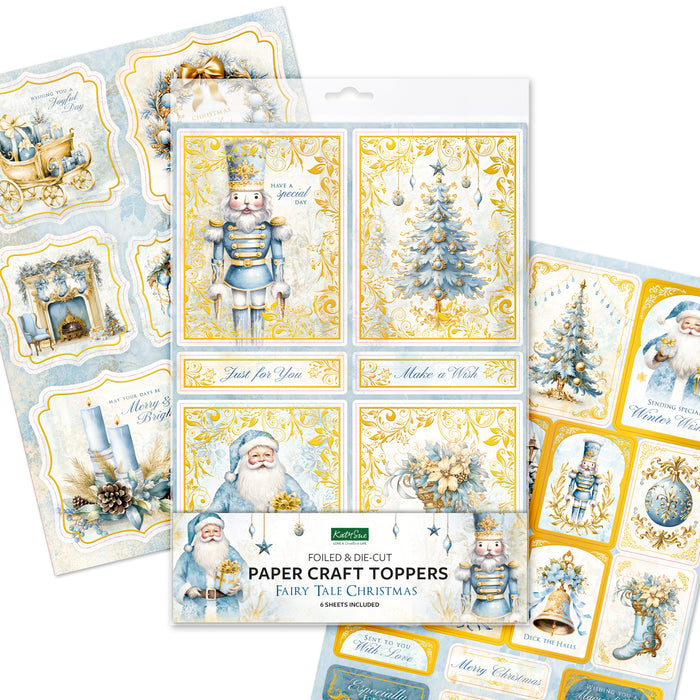 Kanban Crafts Winter Wonderland Folienpapier-Bastelaufsätze, 6 Blatt