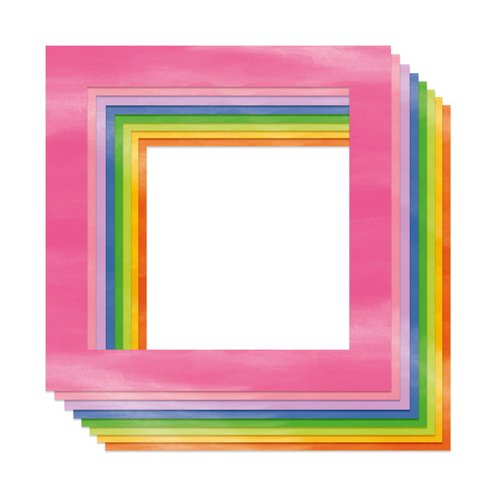Printed Picture Frame Mounts & Sentiments, 8 Colours