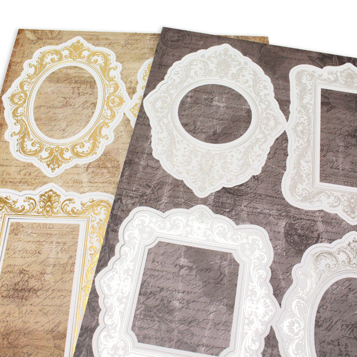 Cosmic Shimmer Gilded to Grunge Frames & Flourishes