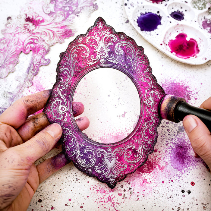 Cosmic Shimmer Gilded to Grunge Frames & Flourishes