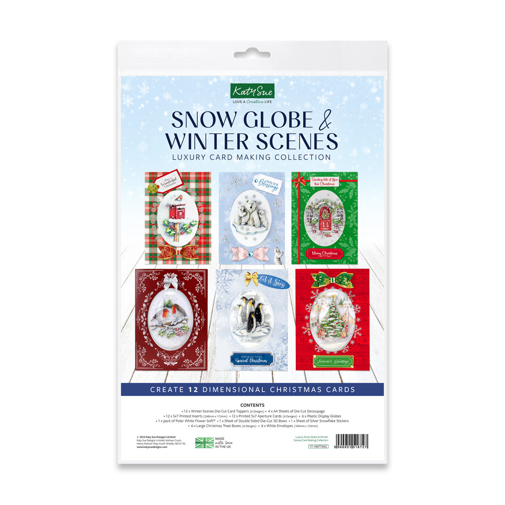 Luxury Snow Globe & Winter Scenes Card Making Collection — Katy Sue Designs