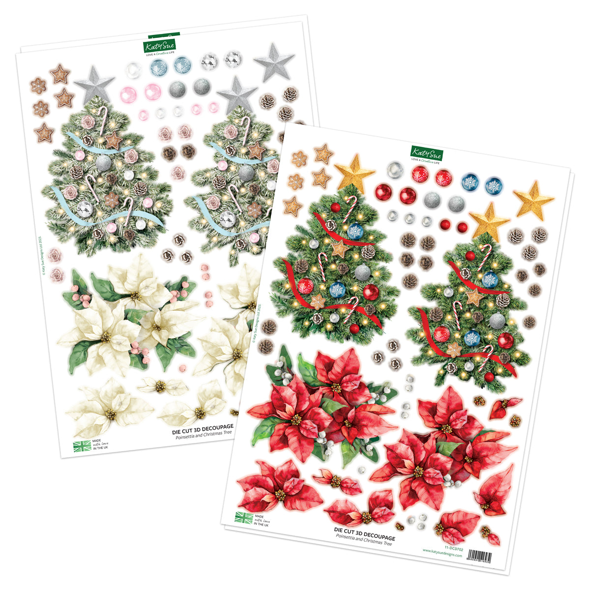 Christmas Flower Pots Card Making Kit